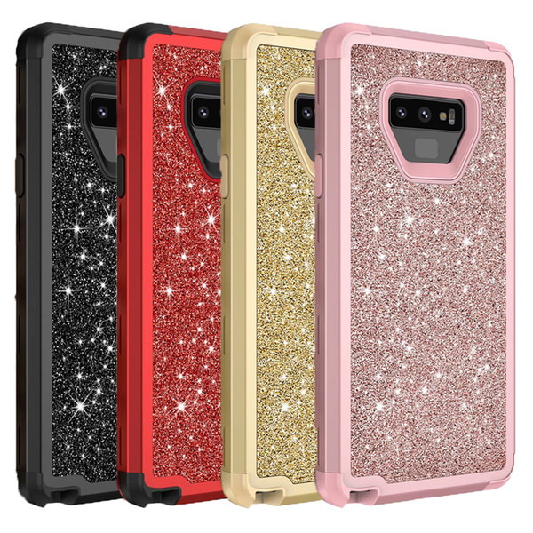 For Samsung Note 9 Case Luxury Glitter Phone Case Heavy Duty Hybrid Full-Body Protective Cover iPhone Case For Samsung Galaxy Note 9