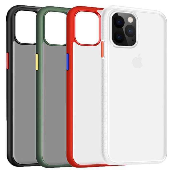 JOYROOM for Iphone 11 Case Cow Shield Series Protective Cover Matte Clear PC with TPU Bumper Phone Case for Iphone 11 Pro Max