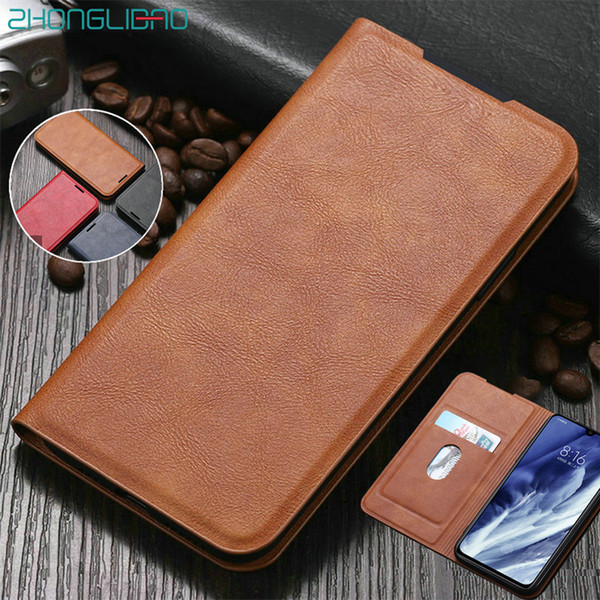 Retro Leather Case for Iphone 11 Pro X Xs Max Xr 7 8 6s Plus Auto Magnetic Closed Flip Stand Wallet Book Cover