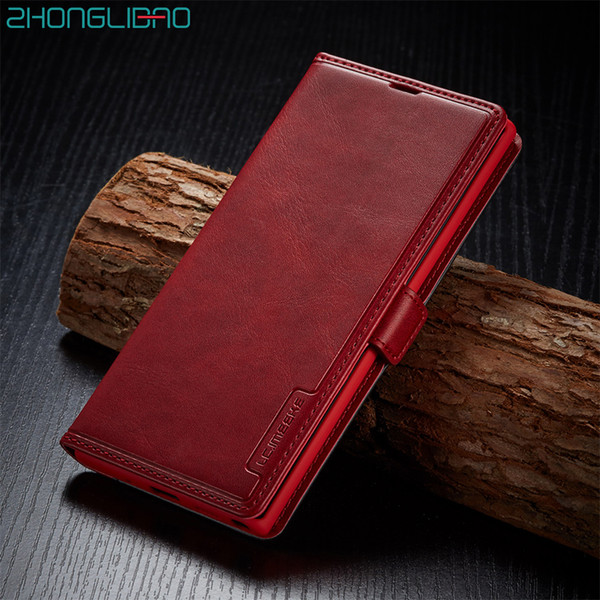 Vintage Splice Flip Leather Case for Samsung Galaxy note 10 9 s10 s9 s8 Plus s10e note10+ Luxury Card Holder Soft TPU Cover