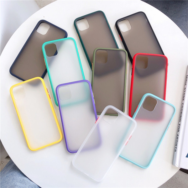 For iPhone 11 pro X XS Max XR 78 Plus Case for Samsung note 10 s10 plus Silicone Translucent Matte cover For huawei p30 p20 mate20 pro case