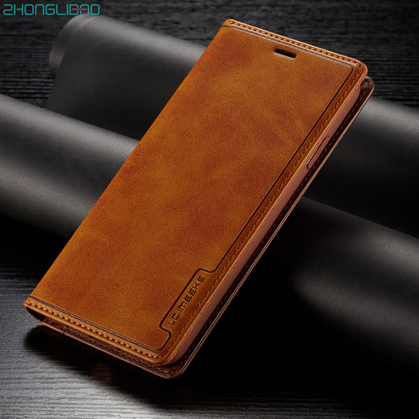 Vintage Splice Flip Leather Case for IPhone 11 pro Xs Max X Xr 7 8 6S Plus Luxury Card Holder Soft TPU Cover