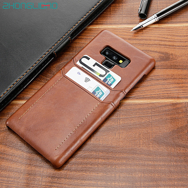 Card Holder Case for Samsung Galaxy Note 9 10 8 S10 S9 S8 Plus S10E Luxury Leather Wallet Shockproof Back Cover