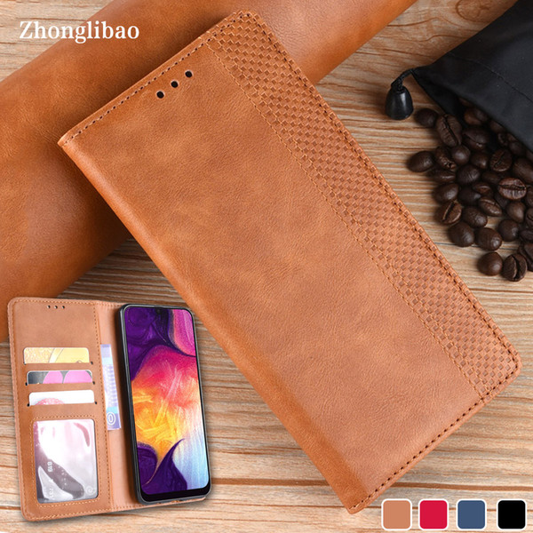 Leather Flip Case for Samsung Galaxy A80 A90 5G A50 A70 A40 A30 A10 S A20E A7 2018 M 40 30 Magnetic Cover