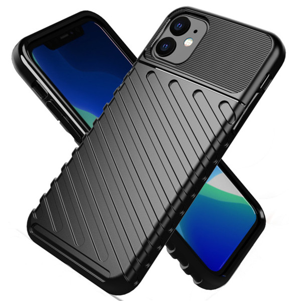 Military Shockproof Silicone Case for iPhone 11 Pro Xs Max Xr Coque Soft Rubber Bumper Cover Funda for iPhone 11 11pro 11promax