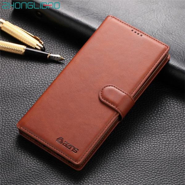 Flip Leather Case for Samsung Galaxy Note10 s10 Plus S10E A70 A50 A30 A7 A8 2018 Original Global Card Holder Wallet 360 Cover