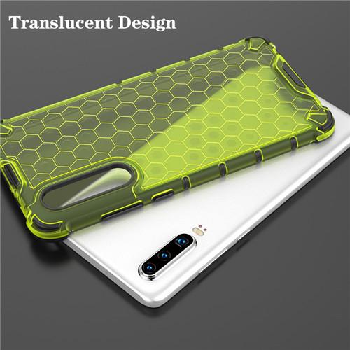 Shockproof Airbag Armor Case on For Huawei P30 Pro P30pro Huwei P30lite P30 Mate 30 Mate30Pro Honeycomb Transparent Hard Cover