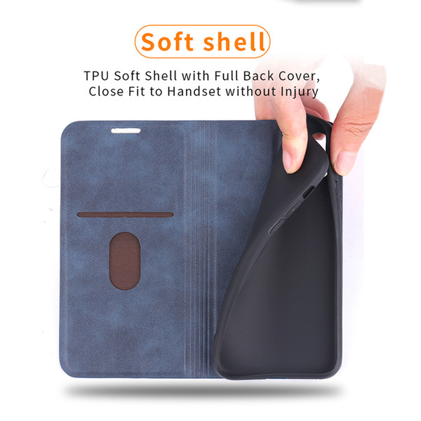 Leather Case for Xiaomi Redmi Note 8 8T 9t Redmi k20 6 7 7a 8 8A mi cc9 cc9e 9 8 se Pro Original Flip Auto Magnetic Closed Wallet Book Cover