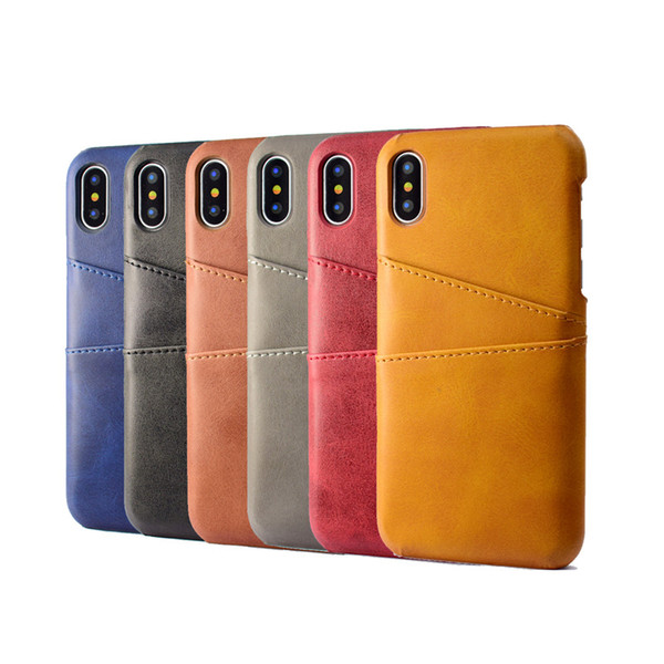 PU Leather Coque For Apple iPhone X Case Luxury Back Cover Card Holder Mobile Phone Cases For iPhone X