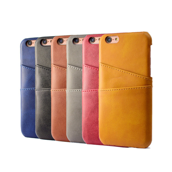 PU Leather Coque For iPhone 6 6S Case Luxury Back Cover Card Holder Mobile Phone Cases