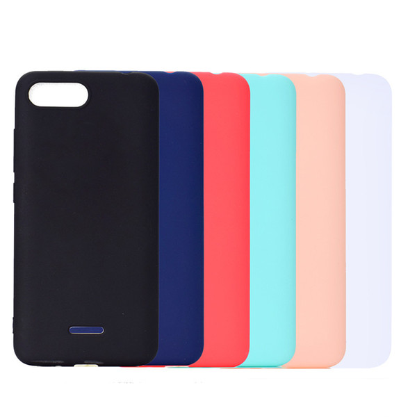 Candy Color Cover For Xiaomi Redmi 6A Case Soft TPU Ultrathin Designer Mobie Phone Cases Capinha