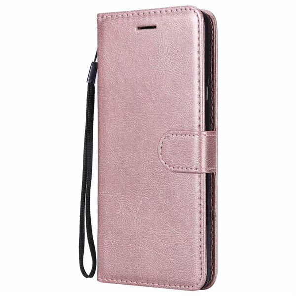 Wallet Case For LG G7 Thinq Flip back Cover Pure Color PU Leather Mobile Phone Bags Coque Fundas For LG G7 Thinq