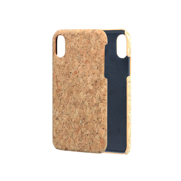 Eco-friendly Thin Soft Cork Wooden Mobile Phone Case For iPhone 5 6 7 8Plus X XS Wholesale