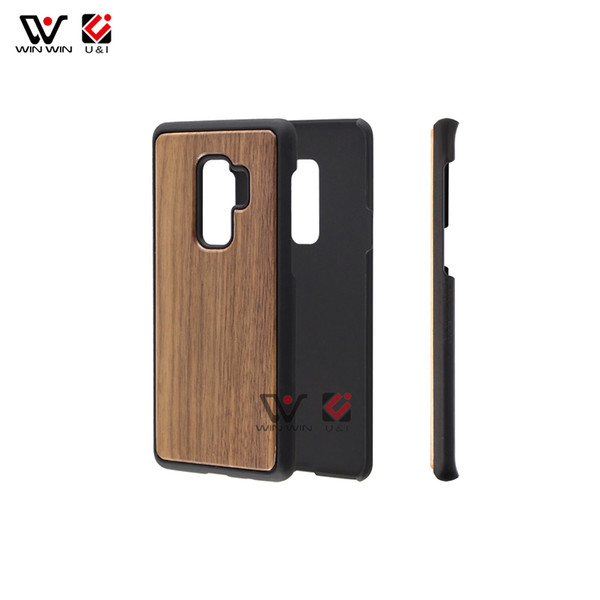 For Samsung Galaxy S9 S9plus Plain Blank Wood Cell Phone Case Material Mobile Phones Back Cover Newest Design For Samsung