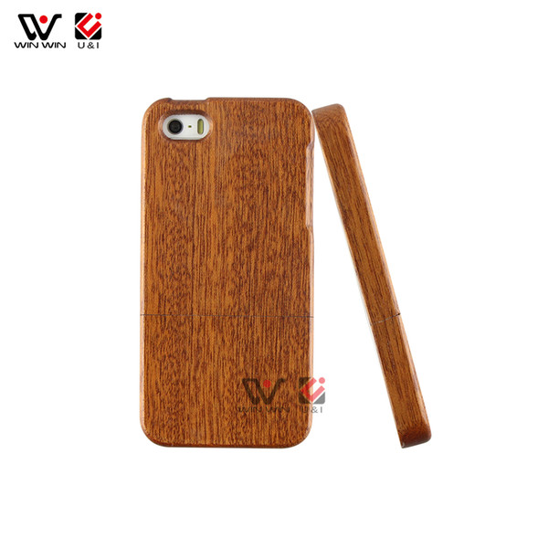 Rosewood Bamboo Blank Engraving Logo Mobile Phone Case For iPhone 6 7 8Plus X XS Max For Samsung