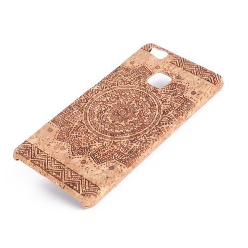 U&I ®Coolest Henna Pattern Classcial Wood Cell Phone Case Hard PC Back Cases for Huawei p9 lite