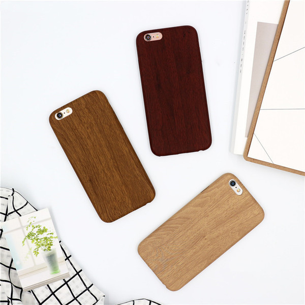 Concise Style Literature And Art Wood Grain Personality Phone Case For iPhone X,Design Case Cover For iPhone 6 7 8/plus