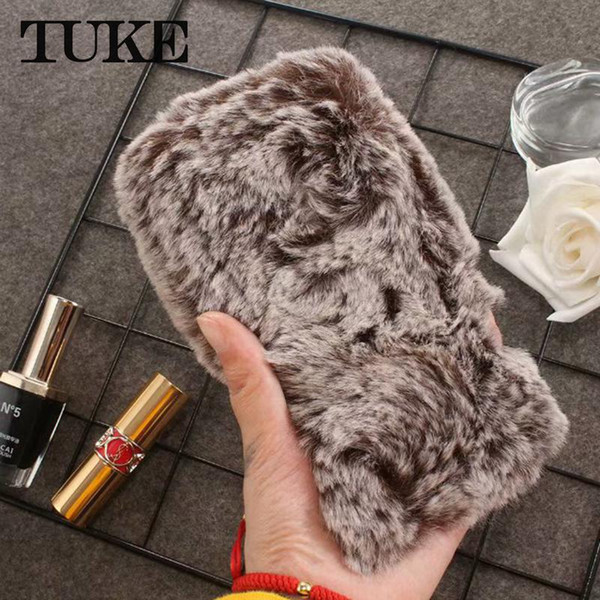 For Samsung Galaxy J7 MAX Note 8 S8 S9 Plus Case Cute Hairy Warm Fur Bling Rhinestone Plush Cover Case for Samsung S8 Active Xcover4 G390F