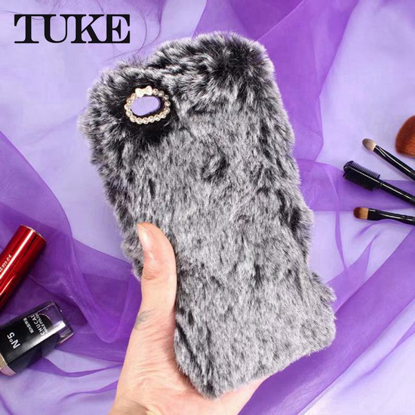 Soft Silicone TPU Cover For Xiaomi Mi 5X A1 6 6X A2 MAX 3 Mix 2s Case For Redmi S2 4X 5 Plus Note 4 5A Cute Hairy Warm Fur Plush Cover Case