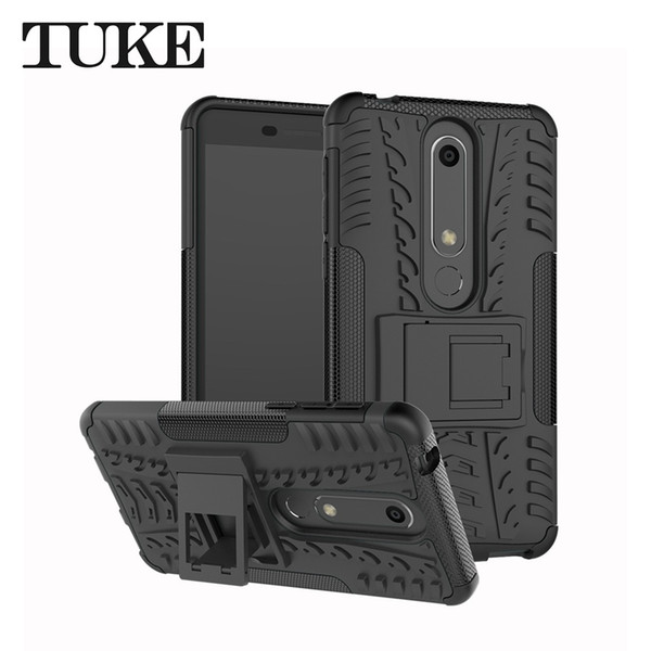 Case For Nokia 6 2018 Hybrid TPU Armor Silicone Rubber Hard Case For Nokia 6 2018 TA-1068 TA-1050 TA-1043 TA-1045