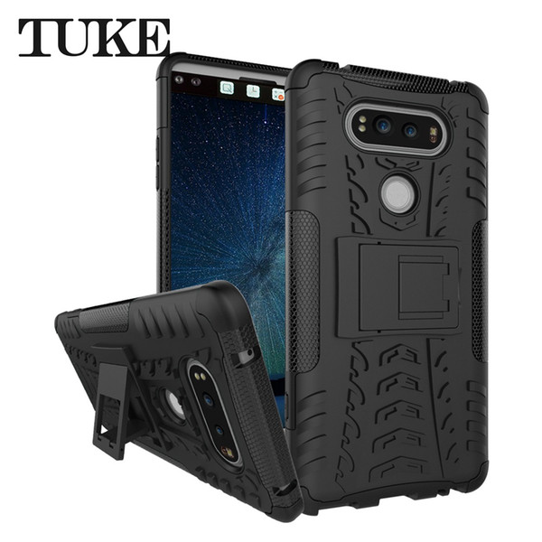 Heavy Duty Hybrid Armor Case Durable Fundas Capa Holster+Belt Clip Kickstand Shockproof Hard Phone Covers For LG V20