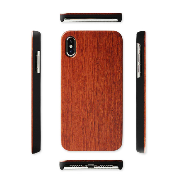 New Arrival Wood Case For Iphone XR XS Max 8 7 PLUS 6 Mobile Phone Cover Nature Wooden Bamboo Cover For Samsung Galaxy Note 9 S9 S8 S7 edge