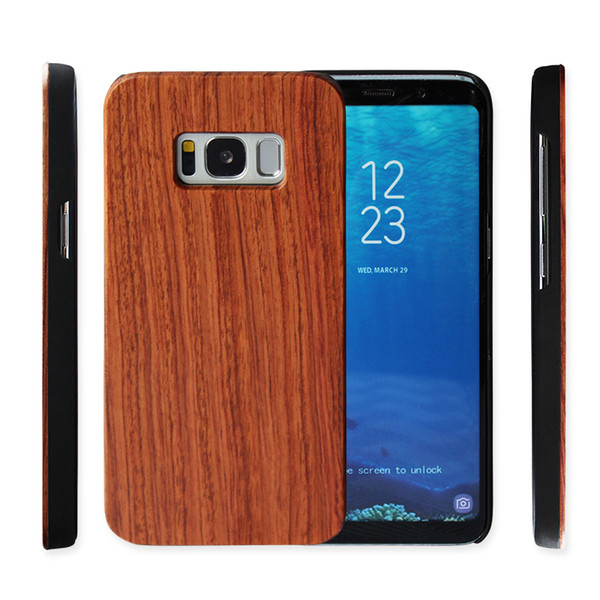 2019 New Fashion Wood Case For Samsung Galaxy S8 S9 Note 9 S9 PLUS Bamboo Phone Cover Wooden Moible Phone Cases