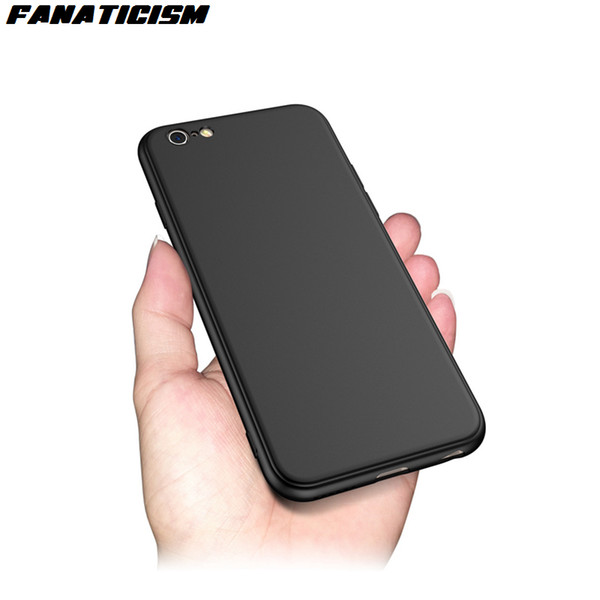 Fanaticism Anti-fingerprint Anti-knock Matte Case For iphone X XR XS Max 6 7 8 Plus 1.2 mm Thicken Soft Silicone Cover