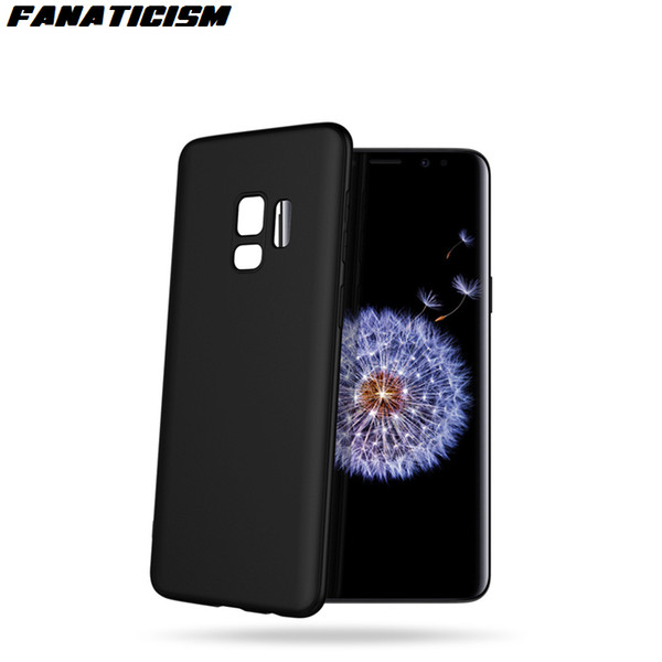 Fanaticism Soft Silicone Anti-fingerprint Anti-knock Matte Case For Samsung S8 S9 S10 Plus Note 8 9 1.2 mm Thicken Soft Silicone Cover