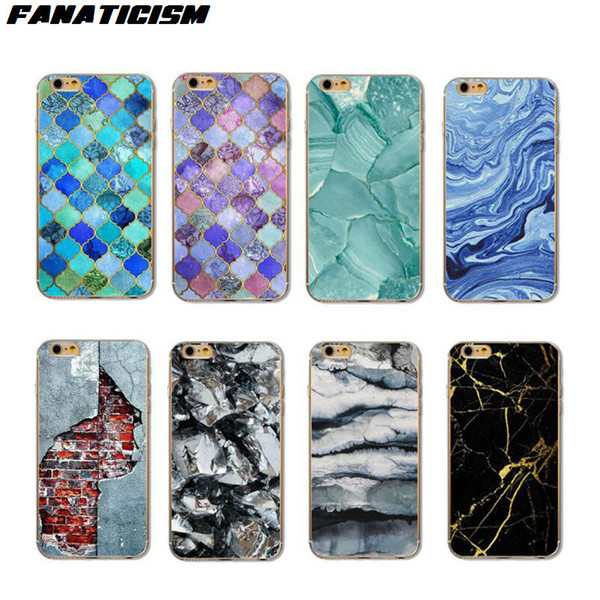 Fanaticism Marble Stone Painted Case For iphone X XR XS Max 5s SE 6s 7 8 Plus Case Soft TPU Silicone Matte Cover