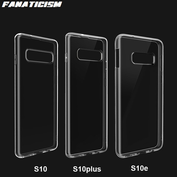 Fanaticism 1.2mm Thicken Soft Silicone Phone Cases For S7 Edge S8 S9 S10 Plus S10e Note 8 9 Shockproof Transparent Back Cover