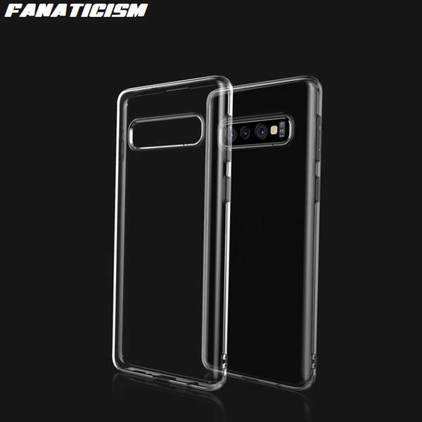 Fanaticism High Quality Shockproof Clear Case For S7Edge S8 S9 S10 Plus S10e Note 8 9 Thicken 1.2mm Soft Silicone Phone Cover