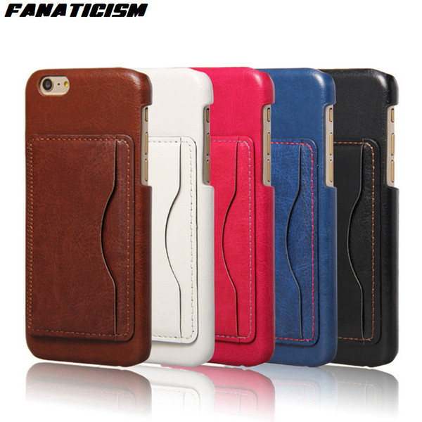 5 Color Luxury Flip PU Leather Case For Apple iPhone 6 6s Cover With Card Holder Stand Coque For iphone6