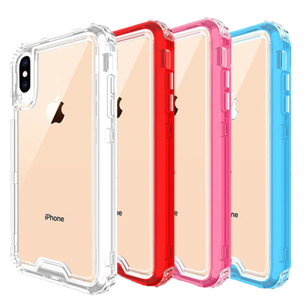 Defender Case For Iphone Xr 3in1 Heavy Duty Full-Body Protection Cover Soft TPU Hard PC Hybrid Phone Case for iPhone Xr Xs Max