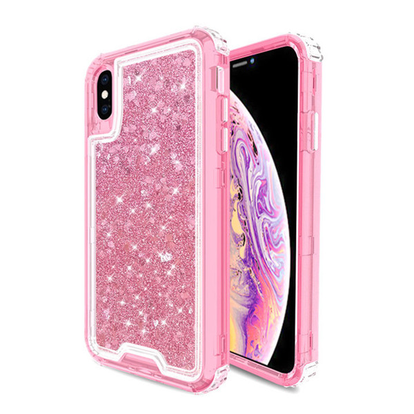 Iphone Xr Case Luxury Glitter Heavy Duty Full-Body Protection Cover Phone Case for iPhone Xr Xs Max