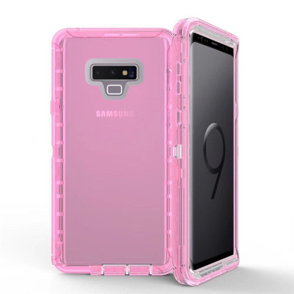 Defender Case For Samsung Note 9 Hybrid Clear Heavy Duty Shockproof Back Cover without Clip Phone Case for Samsung Galaxy Note 9 S9plus