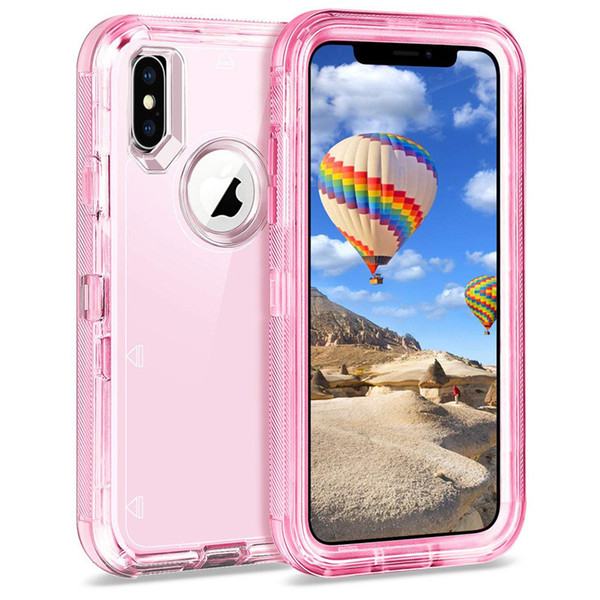 For Iphone XR Case 3in1 Defender Case High impact Scratch Resistant Rugged Armor Back Cover for Iphone XS Max