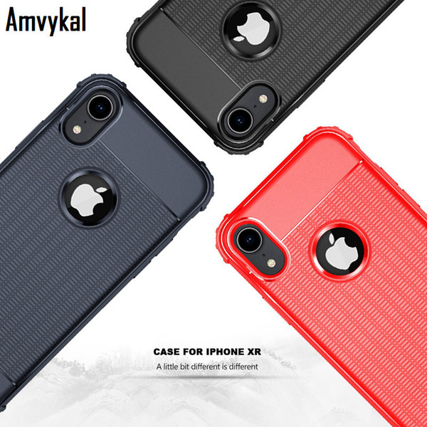 Amvykal Fashion Shockproof Soft GEL Silicone Case For iphone 6 7 8 plus XR XS Max Samsung S8 S9 S10 plus Phone Cover