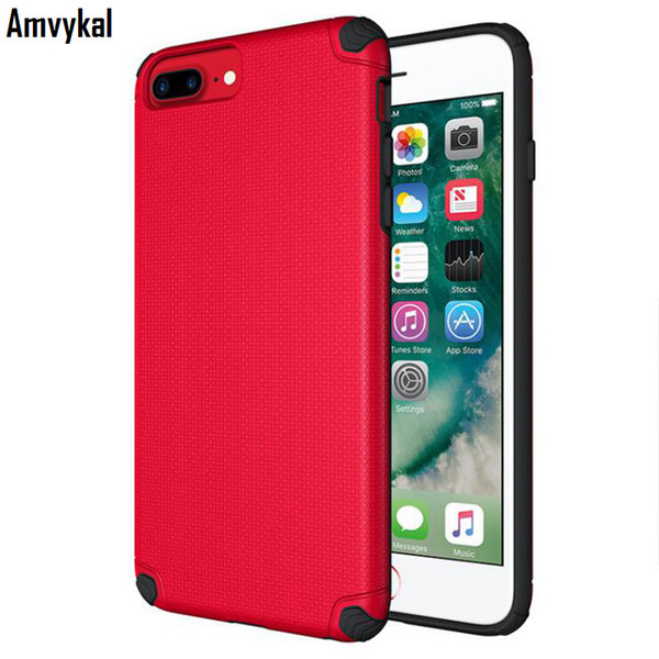 Amvykal For iphone X 6 6s 7 8 Plus Case Adsorption Magnetic Suction PC TPU Phone Cases Shockproof Soft Silicone Cover