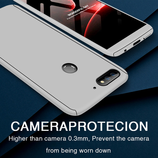 For Huawei mate 9 10 lite 10 pro 20 lite 20 pro 360 Degree Full Protective iphone samsung Phone Case With Glass Cover