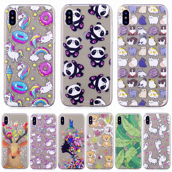 Soft TPU cover For iPhone Xs Max Xr 8 7 6s Plus 5s SE Samsung Galaxy S10 S9 S8 plus Note9 Phone Case