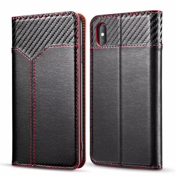 EGEEDIGI For iphone xs max xr Luxury Business leather wallet flip phone case For iPhone 8 7 Plus 6S 6 Plus X with card slots shell cove