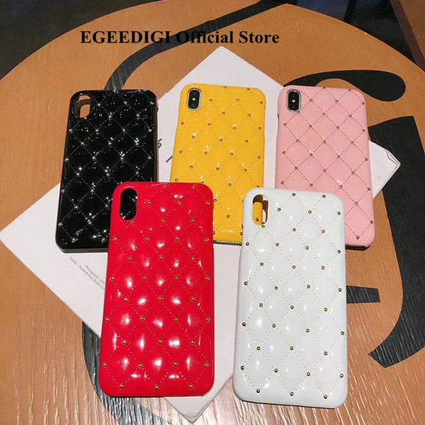 Free DHL EGEEDIGI premium luxury mobile phone case for iphone X Xr Xs Max 8 7 7plus 6s Plus Case brand designer fashion leather case