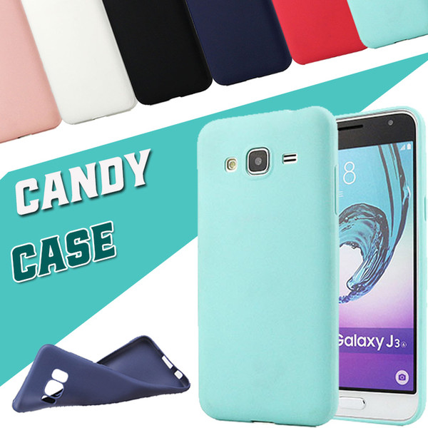 Candy Color Matte Frosted Soft TPU Slim Silicone Rubber Anti-shock Cover Case For Samsung Galaxy A6 A8 A9 C5 C7 C9 Pro C10 Plus J2 J4 J6 J7