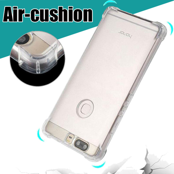 Air Cushion Ultra Slim Transparent Soft TPU Cover Case For Huawei P30 Pro P20 Lite Mate 20 X Nova 4 Y5 Y6 Honor V20 8X 8S 8A Note 10 P Smart