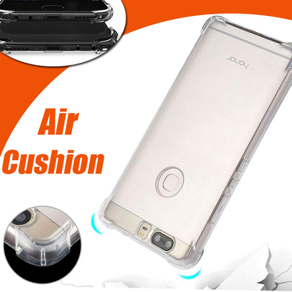 Air Cushion Transparent Clear Soft TPU Gel Cover Case For Huawei P30 Pro P20 Lite Mate 20 X Nova 4 Y5 Y6 Honor V20 8X 8S 8A Note 10 P Smart