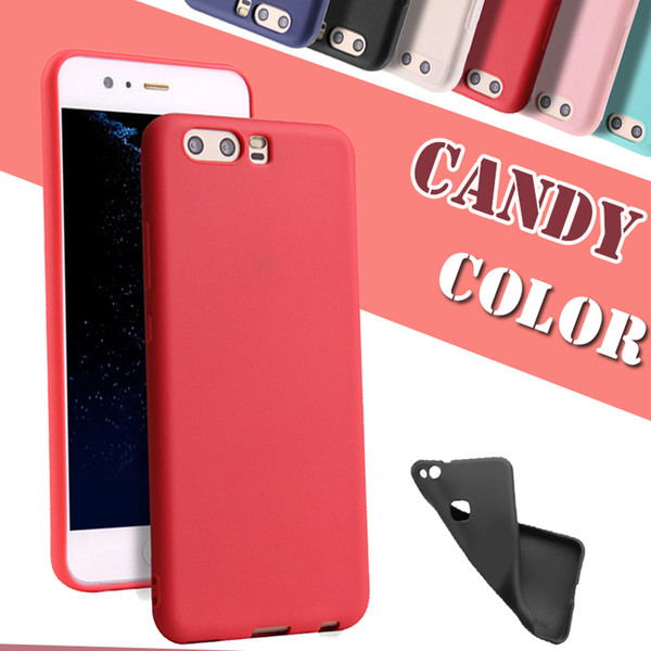 Candy Color Matte Frosted TPU Silicone Rubber Anti-shock Protection Cover Case For Huawei P30 Pro P20 Lite Nove 4 3E Mate 20 10 RS P Smart