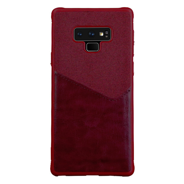 For Galaxy Note 9 Phone Case Card Pocket Dseign Multi-function Note8 Protection Leather Case PC Soft Edge Rope Hole Shell