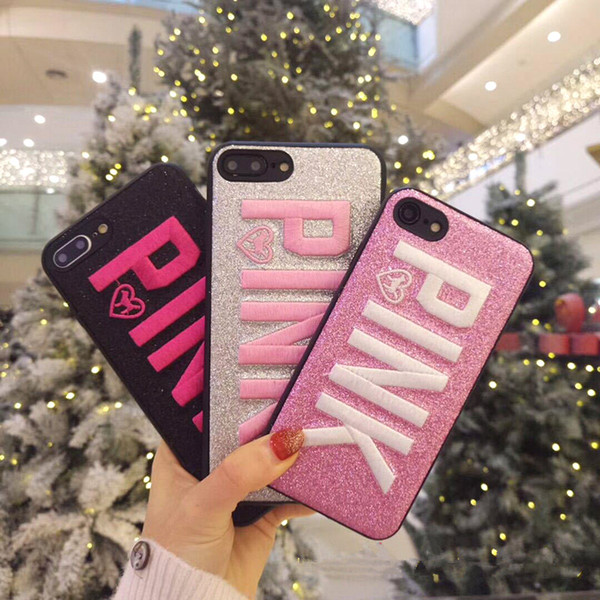 High Quality Pink Cell Phone Cover Case For Iphone XS Max XR XS X 8 7 6 Plus Free Shipping with Stock