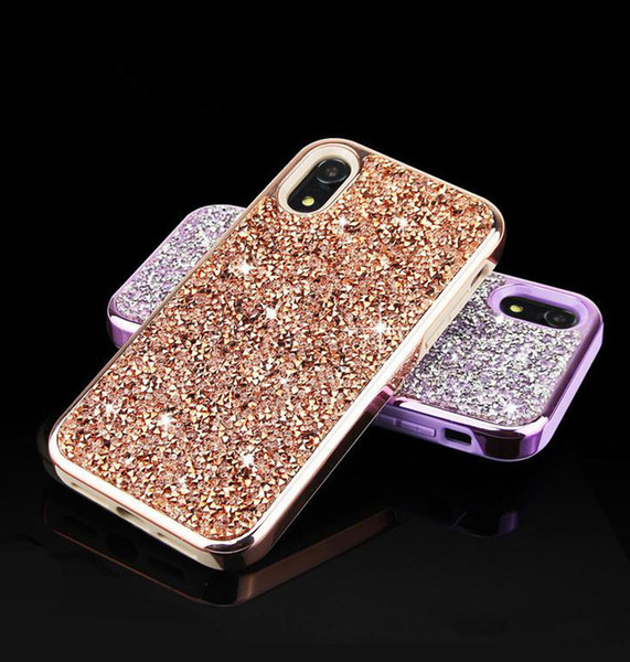 2019 New Luxury Diamond Rhinestone Glitter Phone Case For iPhone XS MAX XR XS X 8 7 6 Plus